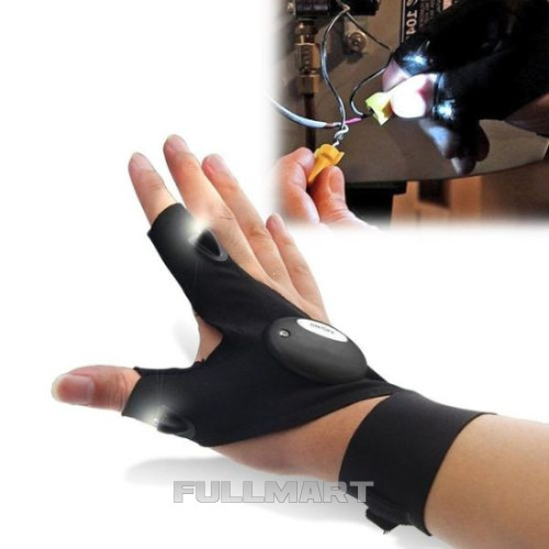 Рукавички Glove Light із вбудованим ліхтариком